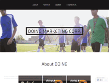 Tablet Screenshot of doingimc.com